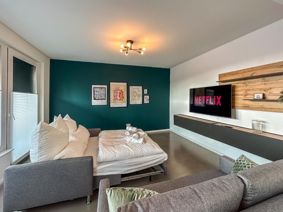 Design-Apartment - Bochum Zentrum - 2 Balkons - 118M2 - Netflix Bagian luar foto