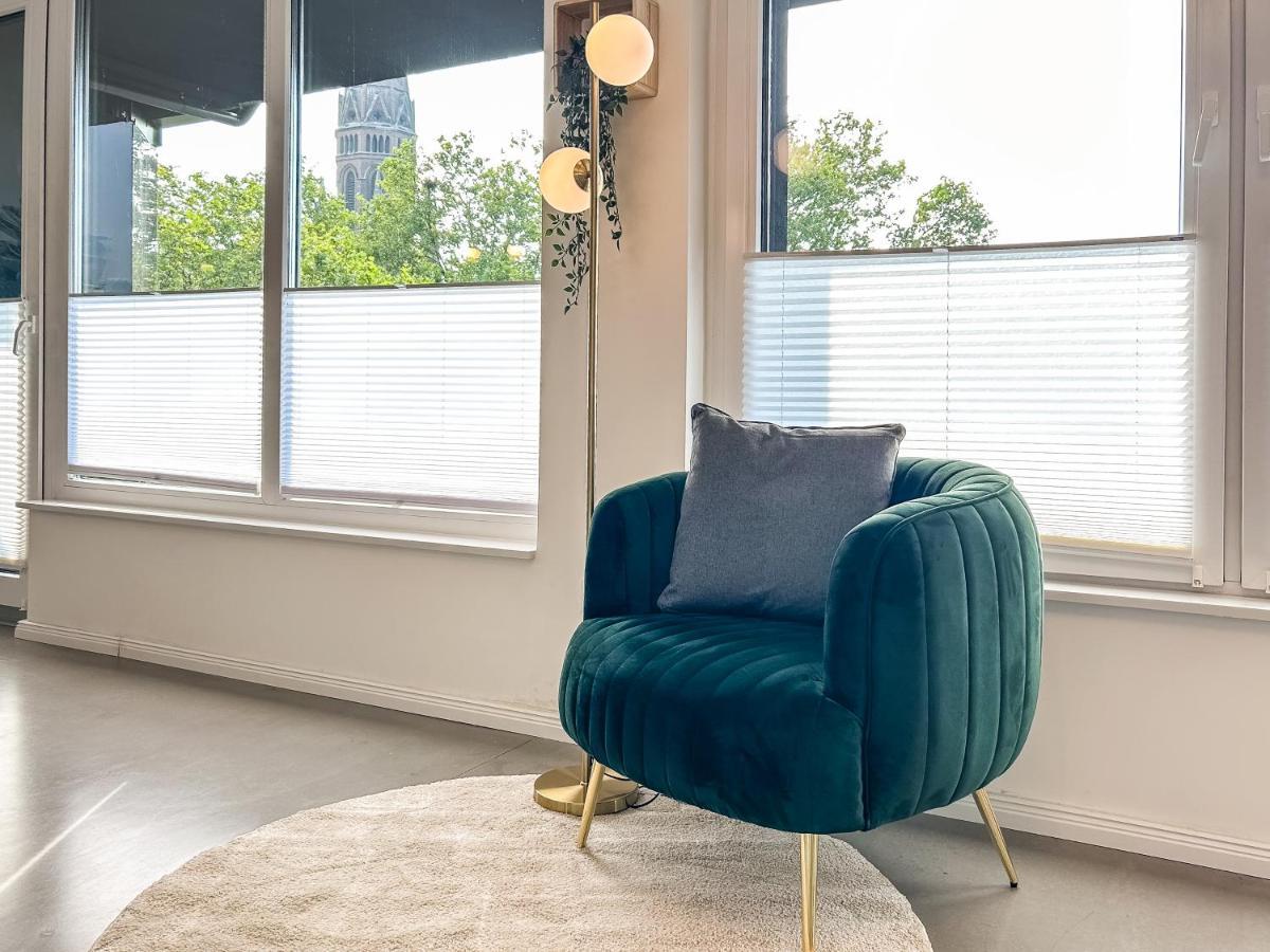 Design-Apartment - Bochum Zentrum - 2 Balkons - 118M2 - Netflix Bagian luar foto