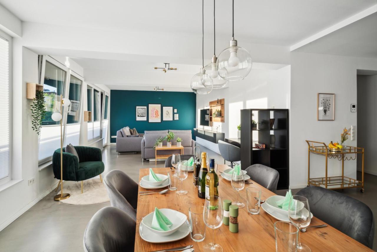 Design-Apartment - Bochum Zentrum - 2 Balkons - 118M2 - Netflix Bagian luar foto