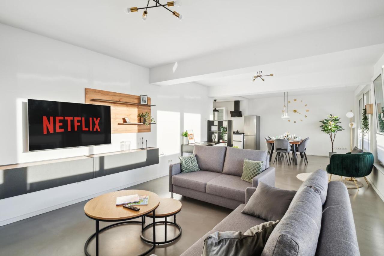 Design-Apartment - Bochum Zentrum - 2 Balkons - 118M2 - Netflix Bagian luar foto