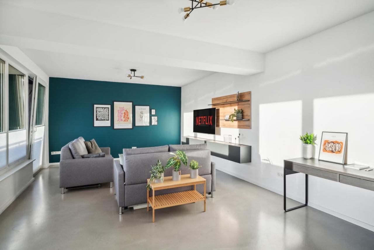 Design-Apartment - Bochum Zentrum - 2 Balkons - 118M2 - Netflix Bagian luar foto